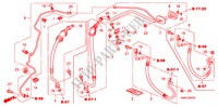 AR CONDICIONADO(MANGUEIRAS/TUBOS)(LH)(2.0L)(2.4L) para Honda CR-V EXECUTIVE 5 portas automática de 5 velocidades 2010