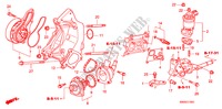 BOMBA AGUA(2.4L) para Honda CR-V RV-SI 5 portas 6 velocidades manuais 2010