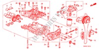 BOMBA OLEO(2.4L) para Honda CR-V EXECUTIVE 5 portas automática de 5 velocidades 2010