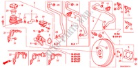 BOMBA PRINCIPAL TRAVOES/SERVO FREIO(D.) para Honda CR-V SE 5 portas 6 velocidades manuais 2010
