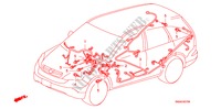CABLAGEM(LH)(4) para Honda CR-V ELEGANCE/LIFESTYLE 5 portas automática de 5 velocidades 2010