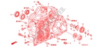 CAIXA CONVERSOR BINARIO(2.4L) para Honda CR-V EXECUTIVE 5 portas automática de 5 velocidades 2010