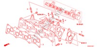 COLECTOR ADMISSAO(DIESEL)('10) para Honda CR-V DIESEL 2.2 ES 5 portas 6 velocidades manuais 2010