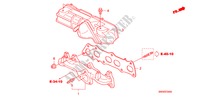 COLECTOR ESCAPE(DIESEL)('09) para Honda CR-V DIESEL 2.2 ELEGANCE/SPORT 5 portas 6 velocidades manuais 2009