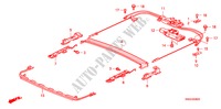 COMP.DA CORREDICA DO TETO para Honda CR-V DIESEL 2.2 EXECUTIVE 5 portas automática de 5 velocidades 2010
