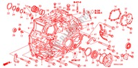 CORPO CAIXA VELOCIDADES(DIESEL) para Honda CR-V DIESEL 2.2 SE 5 portas automática de 5 velocidades 2010