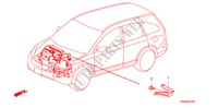 ESTEIO DO ARNES DO MOTOR(2.4L) para Honda CR-V RV-SI 5 portas automática de 5 velocidades 2009