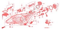 FAROL(AFS) para Honda CR-V ELEGANCE/LIFESTYLE 5 portas automática de 5 velocidades 2010