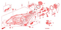 FAROL para Honda CR-V DIESEL 2.2 COMFORT 5 portas 6 velocidades manuais 2010