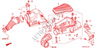 FILTRO AR(DIESEL)('10) para Honda CR-V DIESEL 2.2 ELEGANCE/LIFE 5 portas automática de 5 velocidades 2010