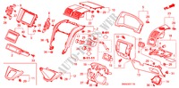 GUARNICAO PAINEL INSTRU.(LADO CONDUTOR)(D.) para Honda CR-V EXECUTIVE 5 portas 6 velocidades manuais 2010