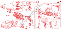 INTERRUPTOR COMBINADO(D.) para Honda CR-V DIESEL 2.2 ES 5 portas automática de 5 velocidades 2010