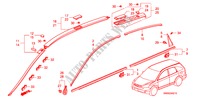 MOLDURA para Honda CR-V ELEGANCE/LIFESTYLE 5 portas 6 velocidades manuais 2010