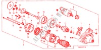 MOTOR ARRANQUE(DENSO)(2.4L) para Honda CR-V RV-SI 5 portas 6 velocidades manuais 2010