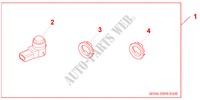 SENS & ADAPTOR NORMAL para Honda CR-V DIESEL 2.2 ES 5 portas automática de 5 velocidades 2010