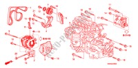 SUPORTE ALTERNADOR(2.0L) para Honda CR-V COMFORT 5 portas 6 velocidades manuais 2010