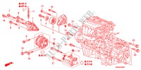SUPORTE FIXACAO MOTOR(2.4L) para Honda CR-V EXECUTIVE 5 portas 6 velocidades manuais 2010