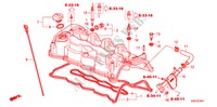 TAMPA CABECA MOTOR(DIESEL)('10) para Honda CR-V DIESEL 2.2 EXECUTIVE 5 portas 6 velocidades manuais 2010