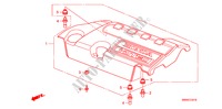 TAMPA MOTOR(DIESEL)('10) para Honda CR-V DIESEL 2.2 EXECUTIVE 5 portas 6 velocidades manuais 2010
