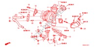 TURBO COMPRESSOR(DIESEL)('10) para Honda CR-V DIESEL 2.2 ES 5 portas 6 velocidades manuais 2010