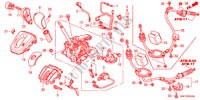 ALAVANCA SELECTORA(LH) para Honda CR-V RVI 5 portas automática de 5 velocidades 2011