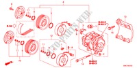 AR CONDICIONADO(COMPRESSOR)(DIESEL) para Honda CR-V DIESEL 2.2 EX 5 portas automática de 5 velocidades 2011