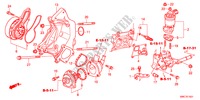 BOMBA AGUA(2.4L) para Honda CR-V 2.4 EXECUTIVE 5 portas automática de 5 velocidades 2011