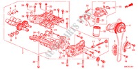 BOMBA OLEO(2.4L) para Honda CR-V RV-SI 5 portas 6 velocidades manuais 2011