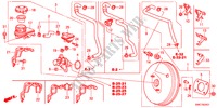 BOMBA PRINCIPAL TRAVOES/SERVO FREIO(D.) para Honda CR-V ES 5 portas 6 velocidades manuais 2011