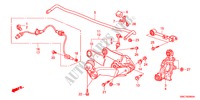 BRACO INFERIOR TRASEIRO para Honda CR-V DIESEL 2.2 SE RUNOUT 5 portas 6 velocidades manuais 2011