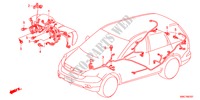 CABLAGEM(D.)(4) para Honda CR-V DIESEL 2.2 SE RUNOUT 5 portas 6 velocidades manuais 2011