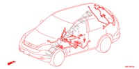 CABLAGEM(LH)(3) para Honda CR-V DIESEL 2.2 ELEGANCE LIFE 5 portas 6 velocidades manuais 2011