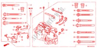 CABLAGEM MOTOR(2.4L) para Honda CR-V 2.4 EXECUTIVE 5 portas automática de 5 velocidades 2011