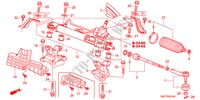 CAIXA DIRECCAO ASSISTIDA(HPS)(LH) para Honda CR-V DIESEL 2.2 COMFORT 5 portas automática de 5 velocidades 2011