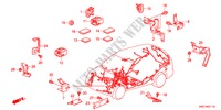 CINTA CABLAGEM/SUPORTE(LH)(2) para Honda CR-V DIESEL 2.2 ELEGANCE 5 portas 6 velocidades manuais 2011