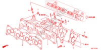 COLECTOR ADMISSAO(DIESEL) para Honda CR-V DIESEL 2.2 ELEGANCE 5 portas 6 velocidades manuais 2011