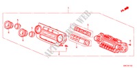 COMANDO AR CONDICIONADO AUTOMATICO(LH) para Honda CR-V DIESEL 2.2 ELEGANCE 5 portas 6 velocidades manuais 2011