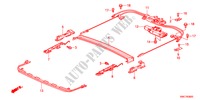 COMP.DA CORREDICA DO TETO para Honda CR-V 2.4 EXECUTIVE 5 portas automática de 5 velocidades 2011