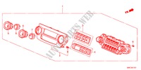CONTROLO AQUECEDOR(D.) para Honda CR-V DIESEL 2.2 SE 5 portas automática de 5 velocidades 2011