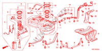 DEPOSITO COMBUSTIVEL(2.0L)(2.4L) para Honda CR-V RV-SI 5 portas automática de 5 velocidades 2011