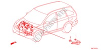 ESTEIO DO ARNES DO MOTOR(2.4L) para Honda CR-V RV-SI 5 portas 6 velocidades manuais 2011