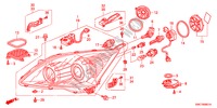 FAROL(AFS) para Honda CR-V EXECUTIVE 5 portas automática de 5 velocidades 2011