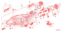 FAROL para Honda CR-V ES 5 portas 6 velocidades manuais 2011