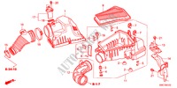 FILTRO AR(DIESEL) para Honda CR-V DIESEL 2.2 SE 5 portas 6 velocidades manuais 2011