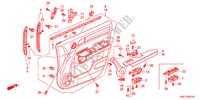 FORRO PORTA FRENTE(LH) para Honda CR-V DIESEL 2.2 EXECUTIVE 5 portas automática de 5 velocidades 2011