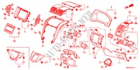 GUARNICAO PAINEL INSTRU.(LADO CONDUTOR)(D.) para Honda CR-V EX 5 portas 6 velocidades manuais 2011