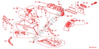 GUARNICAO PAINEL INSTRU.(LADO PASSAGEIRO)(LH) para Honda CR-V EXECUTIVE 5 portas automática de 5 velocidades 2011