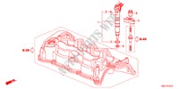 INJETOR(DIESEL) para Honda CR-V DIESEL 2.2 COMFORT RUNOUT 5 portas automática de 5 velocidades 2011
