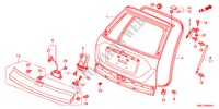 PORTA TRASEIRA para Honda CR-V RV-SI 5 portas automática de 5 velocidades 2011