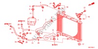 TUBO FLEXIVEL RADIADOR/DEPOSITO RESERVA(2.4L) para Honda CR-V 2.4 EXECUTIVE 5 portas 6 velocidades manuais 2011